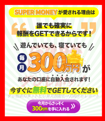 SUPER MONEY(スーパーマネー)　説明　森田楓